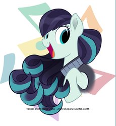 Size: 2700x2940 | Tagged: safe, artist:trish forstner, coloratura, earth pony, pony, g4, cute, cutie mark, female, high res, looking at you, mare, solo