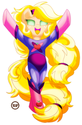 Size: 653x1000 | Tagged: safe, artist:trish forstner, applejack, earth pony, pony, g4, boots, clothes, female, jem and the holograms, looking at you, mare, shoes, simple background, solo, transparent background