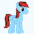 Size: 1080x1080 | Tagged: safe, artist:edelweiss, oc, oc only, oc:hud, oc:hudson, pegasus, pony, animated, cute, ear flick, hooves, male, ocbetes, show accurate, simple background, stallion, wing twitch