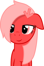 Size: 1881x2759 | Tagged: safe, artist:arifproject, oc, oc only, oc:downvote, earth pony, pony, derpibooru, g4, derpibooru ponified, female, floppy ears, high res, lidded eyes, mare, meta, ponified, simple background, smiling, smug, solo, transparent background, vector