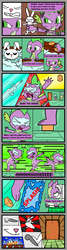 Size: 1000x3740 | Tagged: safe, artist:metal-jacket444, angel bunny, spike, dragon, rabbit, comic:angel vs spike, g4, angel is a bunny bastard, animal, bath, bathroom, comic, dab, male, soap, soap bubble, speech bubble, toilet, water