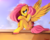 Size: 2500x2000 | Tagged: safe, artist:miokomata, fluttershy, pegasus, pony, g4, anatomically incorrect, cute, female, high res, incorrect leg anatomy, mare, shyabetes, sitting, sky, smiling, solo