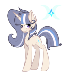 Size: 2409x2641 | Tagged: safe, artist:galaxyswirlsyt, oc, oc only, oc:silver swirls, pony, unicorn, female, high res, mare, parent:oc:galaxy swirls, parent:oc:starlee de lys, simple background, solo, transparent background