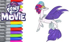 Size: 1280x720 | Tagged: artist needed, source needed, safe, queen novo, seapony (g4), g4, my little pony: the movie, female, solo