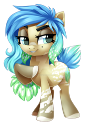 Size: 1024x1496 | Tagged: safe, artist:centchi, oc, oc only, oc:evergreen wonder, earth pony, pony, eyeshadow, female, makeup, mare, simple background, solo, transparent background, watermark