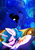 Size: 1358x1920 | Tagged: safe, artist:rariedash, princess celestia, princess luna, alicorn, pony, g4, butt, curved horn, female, horn, looking back, mare, moonbutt, night, pillow, plot, sleeping, sunbutt, wings