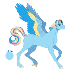 Size: 1980x1920 | Tagged: safe, artist:bijutsuyoukai, oc, oc only, pegasus, pony, colored wings, male, multicolored wings, offspring, parent:rainbow dash, parent:zephyr breeze, parents:zephdash, reference sheet, simple background, solo, spread wings, stallion, transparent background, wings