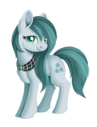 Size: 884x1153 | Tagged: safe, artist:dusthiel, cloudy quartz, earth pony, pony, g4, female, looking at you, loose hair, mare, missing accessory, simple background, smiling, solo, transparent background