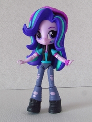 Size: 960x1280 | Tagged: safe, artist:whatthehell!?, starlight glimmer, equestria girls, g4, bracelet, clothes, doll, equestria girls minis, hat, irl, jewelry, pants, photo, shoes, toy