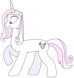 Size: 1788x1883 | Tagged: safe, artist:supahdonarudo, fleur-de-lis, series:fleurbuary, g4, raised hoof, shocked, simple background, surprised, transparent background