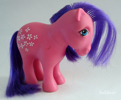 Size: 678x561 | Tagged: safe, photographer:sosilver, blossom, g1, irl, italy, lilla, photo, toy, watermark