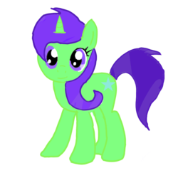 Size: 768x768 | Tagged: safe, artist:wonderschwifty, oc, oc only, oc:lovely swirls, pony, unicorn, female, looking at you, mare, simple background, smiling, solo, transparent background, vector