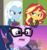 Size: 674x714 | Tagged: safe, edit, sci-twi, sunset shimmer, trixie, twilight sparkle, equestria girls, equestria girls specials, g4, my little pony equestria girls: better together, my little pony equestria girls: forgotten friendship, counterparts, female, lesbian, reaction image, ship:suntrix, shipping, twilight's counterparts