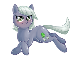 Size: 1971x1579 | Tagged: safe, artist:avui, limestone pie, earth pony, pony, g4, female, prone, simple background, solo, transparent background