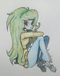 Size: 1302x1661 | Tagged: safe, artist:marta4708, wallflower blush, equestria girls, equestria girls specials, g4, my little pony equestria girls: better together, my little pony equestria girls: forgotten friendship, female, solo, traditional art
