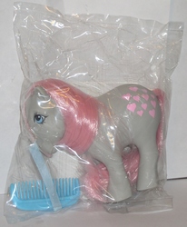 Size: 1256x1521 | Tagged: safe, photographer:moonlightdreams, snuzzle, g1, bag, comb, irl, photo, toy