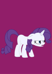 Size: 745x1053 | Tagged: safe, artist:altimos0023, artist:icicle-niceicle-1517, rarity, pony, unicorn, g4, colored, female, grumpy, mare, purple background, simple background, solo