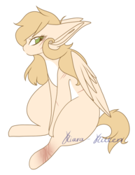 Size: 567x733 | Tagged: safe, artist:kiara-kitten, oc, oc only, oc:sunny, pegasus, pony, female, mare, scar, simple background, solo, transparent background