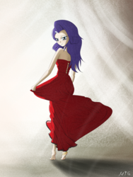 Size: 3000x4000 | Tagged: safe, artist:maneingreen, rarity, human, equestria girls, g4, clothes, dancing, dress, humanized