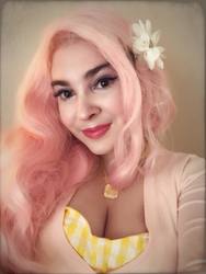 Size: 722x960 | Tagged: safe, artist:lochlan o'neil, fluttershy, human, g4, clothes, cosplay, costume, irl, irl human, photo