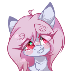 Size: 500x500 | Tagged: safe, artist:mauuwde, oc, oc only, pony, bust, female, mare, portrait, simple background, solo, transparent background