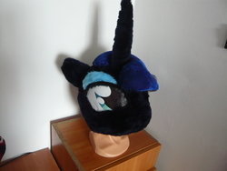 Size: 3264x2448 | Tagged: safe, princess luna, g4, fursuit, head, high res, irl, photo, polish, polish luna