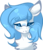 Size: 358x418 | Tagged: safe, artist:mauuwde, oc, oc only, earth pony, pony, bust, female, mare, portrait, simple background, solo, transparent background