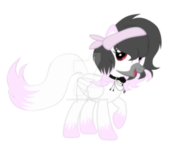 Size: 1024x869 | Tagged: safe, artist:magicdarkart, oc, oc only, pegasus, pony, augmented tail, female, mare, simple background, solo, transparent background, watermark