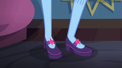 Size: 1920x1080 | Tagged: safe, screencap, sci-twi, twilight sparkle, equestria girls, g4, monday blues, my little pony equestria girls: summertime shorts, clothes, legs, mary janes, pictures of legs, shoes, socks, solo