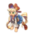 Size: 600x600 | Tagged: safe, artist:quizia, applejack, earth pony, pony, equestria girls specials, g4, my little pony equestria girls: dance magic, :p, belt, boots, clothes, cowboy boots, cowboy hat, cute, denim skirt, equestria girls ponified, female, hat, jackabetes, mare, ponified, shirt, shoes, silly, simple background, skirt, tongue out, vest, white background