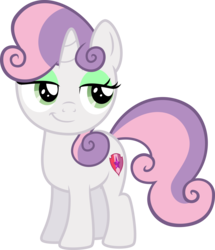 Size: 4419x5129 | Tagged: safe, artist:osipush, edit, vector edit, sweetie belle, pony, g4, my little pony: friendship is magic, the fault in our cutie marks, .svg available, absurd resolution, cutie mark, eyeshadow, female, makeup, simple background, smug, solo, the cmc's cutie marks, transparent background, vector