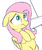 Size: 500x600 | Tagged: safe, artist:yosixi, fluttershy, pegasus, pony, g4, female, floppy ears, folded wings, hind legs, hooves to the chest, looking at something, nervous, nervous sweat, on back, solo, sweat, wings