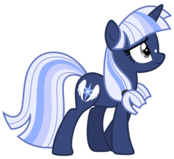 Size: 7009x6422 | Tagged: safe, artist:estories, oc, oc only, oc:silverlay, original species, pony, umbra pony, unicorn, g4, absurd resolution, female, mare, simple background, solo, transparent background, vector