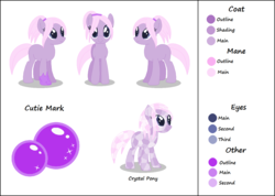 Size: 1463x1041 | Tagged: safe, artist:razorbladetheunicron, oc, oc only, oc:lilac, crystal pony, earth pony, pony, lateverse, alternate universe, base used, cutie mark, next generation, offspring, parent:birch bucket, parent:lotus blossom, parents:lotusbucket, ponytail