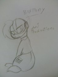 Size: 600x797 | Tagged: safe, artist:ani-productions, pony, lord boxman, ok k.o.! lets be heroes, ponified, traditional art