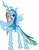 Size: 786x1016 | Tagged: safe, artist:blah23z, queen chrysalis, rainbow dash, changeling, changeling queen, g4, crown, female, fusion, horn, jewelry, palette swap, queen rainbow dash, rainbow chrysalis, recolor, regalia, simple background, solo, vector, white background, wings