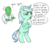 Size: 668x602 | Tagged: safe, artist:vree, lyra heartstrings, oc, oc:anon, human, pony, unicorn, g4, bipedal, passive aggressive, simple background, white background