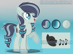 Size: 2792x2072 | Tagged: safe, artist:sleppchocolatemlp, oc, oc only, oc:carli, earth pony, pony, female, high res, mare, offspring, parent:coloratura, parent:oc:twilight sky, parents:canon x oc, reference sheet, solo, watermark