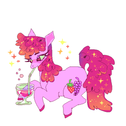 Size: 500x500 | Tagged: safe, artist:suippumato, berry punch, berryshine, earth pony, pony, g4, female, solo
