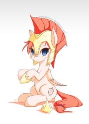Size: 900x1259 | Tagged: safe, artist:derpiihooves, oc, oc only, oc:cherry blossom, pegasus, pony, cute, female, freckles, helmet, hoof shoes, mare, royal guard, solo