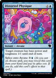 Size: 375x523 | Tagged: safe, artist:andy price, pinkie pie, earth pony, pony, g4, spoiler:comic42, banana, clothes, dress, food, ice cream, magic the gathering, trading card, trading card edit