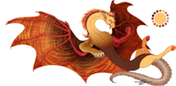 Size: 1400x684 | Tagged: safe, artist:bijutsuyoukai, oc, oc only, oc:volcan, draconequus, draconequus oc, male, parent:discord, parent:spitfire, parents:discofire, simple background, solo, spread wings, transparent background, wings