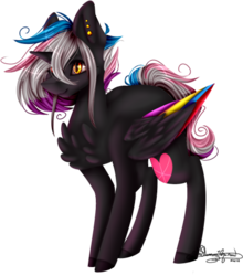 Size: 413x470 | Tagged: safe, artist:ohflaming-rainbow, oc, oc only, oc:flaming rainbow, alicorn, pony, chest fluff, female, mare, simple background, solo, transparent background