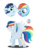 Size: 618x766 | Tagged: safe, artist:moonstoonliquor, rainbow dash, soarin', oc, oc:storm surge, pegasus, pony, g4, bandaid, base used, colored pupils, female, male, offspring, parent:rainbow dash, parent:soarin', parents:soarindash, rainbow hair, raised hoof, ship:soarindash, shipping, simple background, spread wings, stallion, straight, transparent background, wings