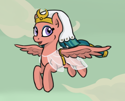 Size: 822x665 | Tagged: safe, artist:boushi33, somnambula, pony, g4, female, flying, solo