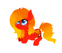 Size: 205x177 | Tagged: safe, artist:ghostlymarie, oc, oc only, oc:sunrise tune, pegasus, pony, animated, blinking, cute, gif, looking up, pixel art, simple background, smiling, transparent background
