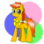 Size: 1000x1000 | Tagged: safe, artist:cappie, oc, oc only, oc:eucharist blessing, pony, clothes, female, gift art, mare, scarf, simple background, solo, transparent background