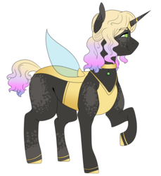 Size: 2162x2364 | Tagged: safe, artist:midnight-drip, oc, oc only, oc:nebula, changepony, pony, female, high res, magical lesbian spawn, offspring, parent:princess celestia, parent:queen chrysalis, parents:chryslestia, simple background, solo, white background