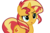 Size: 519x347 | Tagged: safe, artist:stallionmaidenstudio, sunset shimmer, pony, unicorn, g4, female, mare, simple background, solo, transparent background, vector