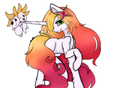 Size: 2500x1800 | Tagged: safe, artist:crazysurprise, pony, unicorn, female, league of legends, mare, miss fortune (league of legends), ponified, simple background, solo, transparent background